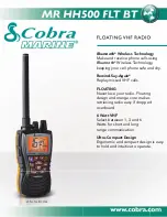 Cobra MR HH500 FLT BT Manual предпросмотр