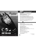 Cobra MRHH400 Owner'S Manual preview