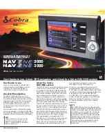 Preview for 1 page of Cobra NAV ONE 2000 Operating Instructions Manual