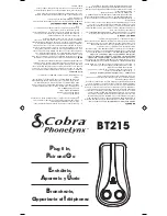 Cobra PhoneLynx BT215 User Manual preview