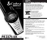 Preview for 1 page of Cobra PR3575DX Owner'S Manual