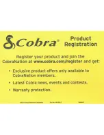 Предварительный просмотр 24 страницы Cobra RAD450 Operating Instructions Manual