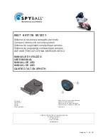 Cobra SpyBall 6511 User Manual preview
