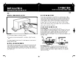 Preview for 8 page of Cobra UK75 ST Operating Instructions Manual