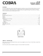 Предварительный просмотр 2 страницы Cobra WT56B Owner'S Manual