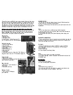 Preview for 2 page of Coby 244532 Instruction Manual