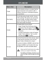 Preview for 30 page of Coby Bass Envelope Plus Instruction Manual