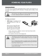 Предварительный просмотр 12 страницы Coby C7055 - 512 MB Digital Player Instruction Manual