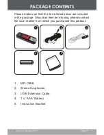 Preview for 9 page of Coby C896 - MP 2 GB Digital Player Instruction Manual