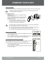 Предварительный просмотр 11 страницы Coby C983 - MP 8 GB Digital Player Instruction Manual