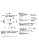 Coby CA-M700 Instruction Manual preview