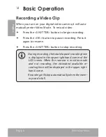 Preview for 6 page of Coby CAM4000 - SNAPP Camcorder - 3.0 MP Quick Setup Manual