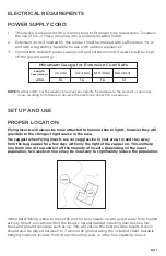 Preview for 5 page of Coby CBZ1J Manual