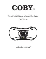 Preview for 1 page of Coby CD236 Instruction Manual