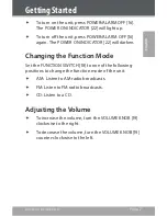 Preview for 7 page of Coby CDRA147 - Digital AM/FM Dual Alarm Clock Radio/CD Player Instruction Manual