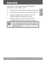 Preview for 15 page of Coby CDRA147 - Digital AM/FM Dual Alarm Clock Radio/CD Player Instruction Manual