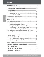 Preview for 26 page of Coby CDRA147 - Digital AM/FM Dual Alarm Clock Radio/CD Player Instruction Manual