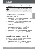 Preview for 37 page of Coby CDRA147 - Digital AM/FM Dual Alarm Clock Radio/CD Player Instruction Manual