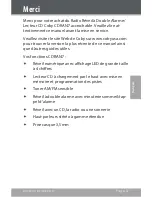 Preview for 51 page of Coby CDRA147 - Digital AM/FM Dual Alarm Clock Radio/CD Player Instruction Manual