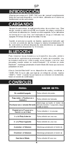 Preview for 9 page of Coby CHBT-706 User Manual