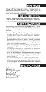 Preview for 6 page of Coby CHBT-707 User Manual