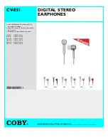 Preview for 1 page of Coby COBY CV CV-E51 Brochure