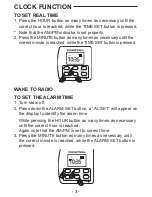 Preview for 3 page of Coby COBY CX-CB91 Operating Instructions Manual