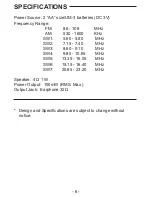 Preview for 6 page of Coby COBY CX-CB91 Operating Instructions Manual