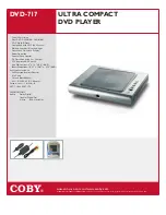 Preview for 1 page of Coby COBY DVD-717 Specification