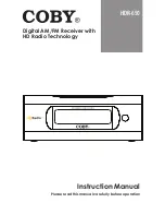 Coby COBY HDR-650 Instruction Manual preview