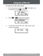 Preview for 20 page of Coby COBY HDR-650 Instruction Manual