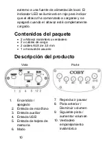 Preview for 10 page of Coby CPA640 Instruction Manual