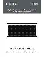 Coby CR-A129 Instruction Manual preview