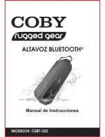 Предварительный просмотр 7 страницы Coby CSBT-322 User Manual