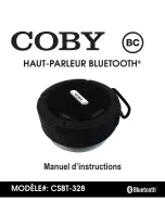 Предварительный просмотр 17 страницы Coby CSBT-328-BLK Instruction Manual