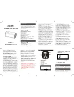 Preview for 2 page of Coby csbt22 User Manual