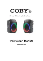 Предварительный просмотр 1 страницы Coby CSTW-548-2FD Instruction Manual