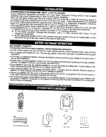 Предварительный просмотр 6 страницы Coby CT-P9050 Installation And Operating Manual