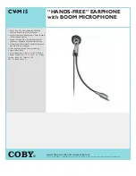 Preview for 1 page of Coby CV M15 Specifications