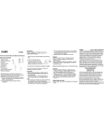 Coby CV-R80 Instruction Manual предпросмотр