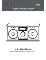 Coby CX-266 Instruction Manual preview