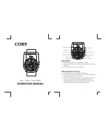 Preview for 2 page of Coby CX 96 - Personal Radio Operation Manual