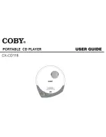 Preview for 1 page of Coby CX-CD118 User Manual