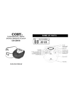 Coby CX-CD415 Instruction Manual предпросмотр