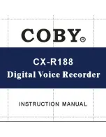 Coby CX-R188 User Manual preview