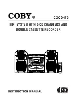 Coby CXCD470 Instruction Manual preview