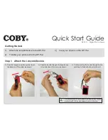 Предварительный просмотр 1 страницы Coby DP-152 Quick Start Manual