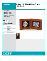 Coby DP-5588 Specifications предпросмотр