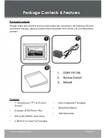 Предварительный просмотр 9 страницы Coby DP-758 Instruction Manual