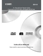 Предварительный просмотр 1 страницы Coby DVD-937 Instruction Manual